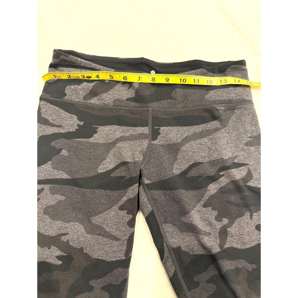 Tuff Athletics Leggings Charcoal Grey Black Camouflage Activewear Yoga Pants Med - Picture 5 of 8